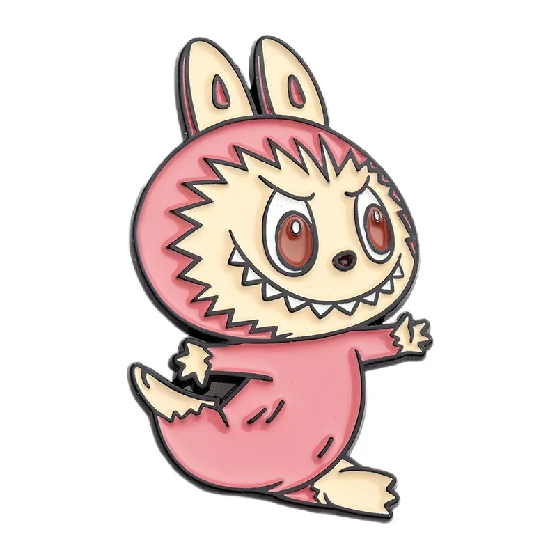 Labubu Enamel Badge Cartoon Cute Student Boys Girls Fashion Jewelry Brooches Delicatation Mini School Bag Clothes Ornament Gift Labubu Enamel Badge Cartoon Cute Student Boys Girls Fashion Jewelry Brooches Delicatation Mini School Bag Clothes Ornament Gift