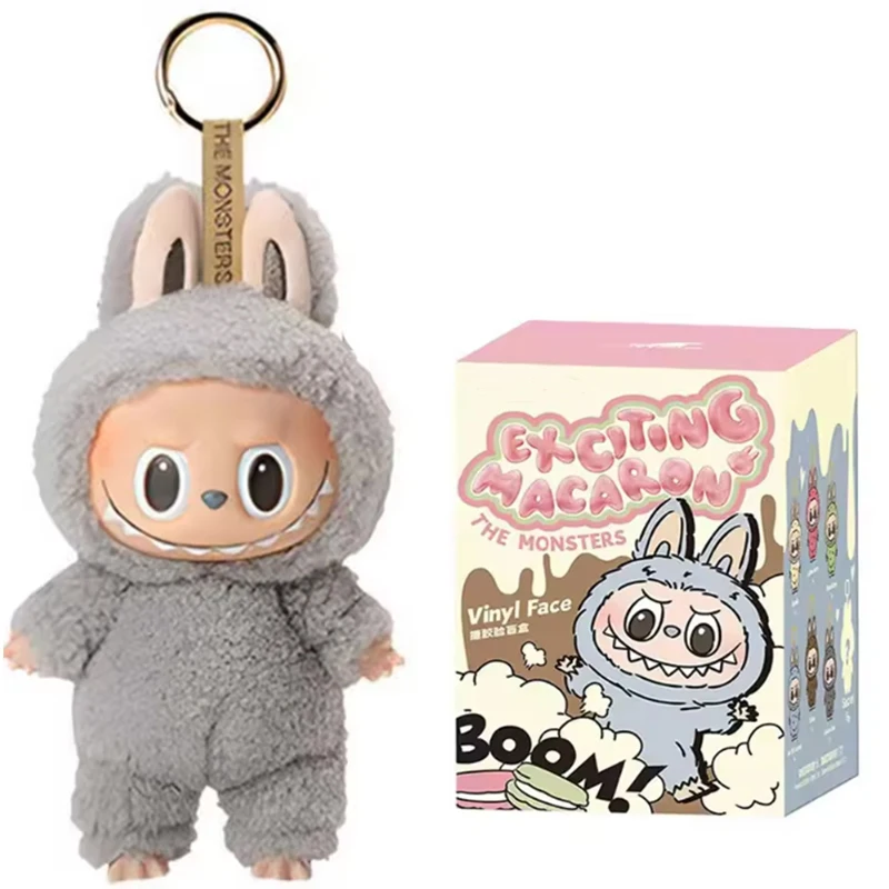 Labubu Monster V3 2 Collection Series Blind Box Teddy Vinyl Toy Animated Character Face Doll Mystery Surprise Keychain Kids Gift