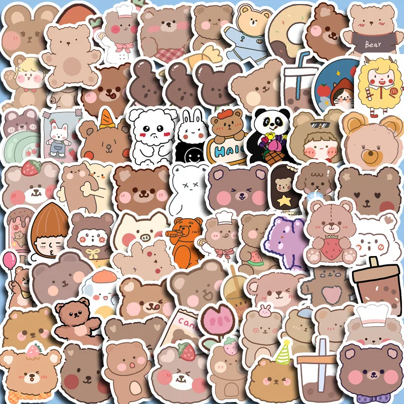 90pcs Blue Brownie Cute Animal Graffiti Stickers Children's Diy Stationery Computer Stickers Student Stationery 90pcs Blue Brownie Cute Animal Graffiti Stickers Children's Diy Stationery Computer Stickers Student Stationery