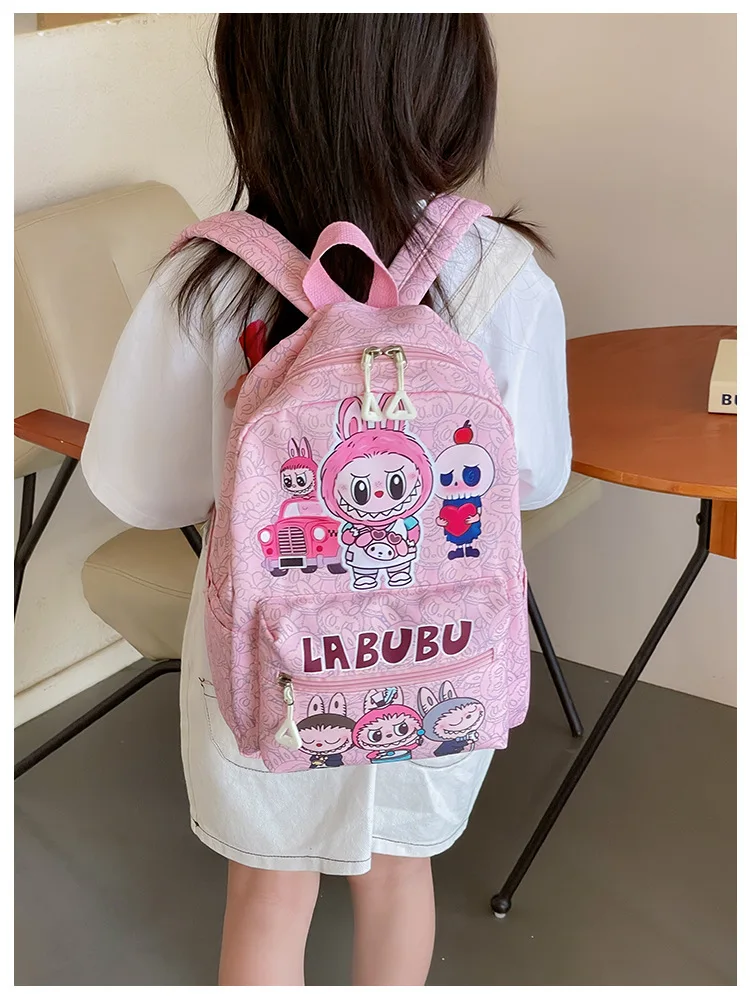 New Large Capacity Labubu Kindergarten Bag Children's Backpack Cartoon Cute Primary School Backpack Shoulder Bag New Large Capacity Labubu Kindergarten Bag Children's Backpack Cartoon Cute Primary School Backpack Shoulder Bag