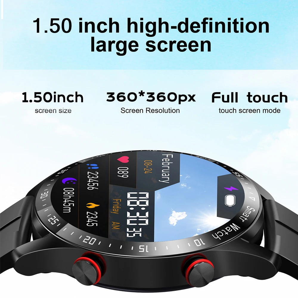 2024 New Bluetooth Call Smart Watch Men 360*360 HD Display Heart Rate Fitness Tracker ECG+PPG Business Smartwatches For Huawei 2024 New Bluetooth Call Smart Watch Men 360*360 HD Display Heart Rate Fitness Tracker ECG+PPG Business Smartwatches For Huawei