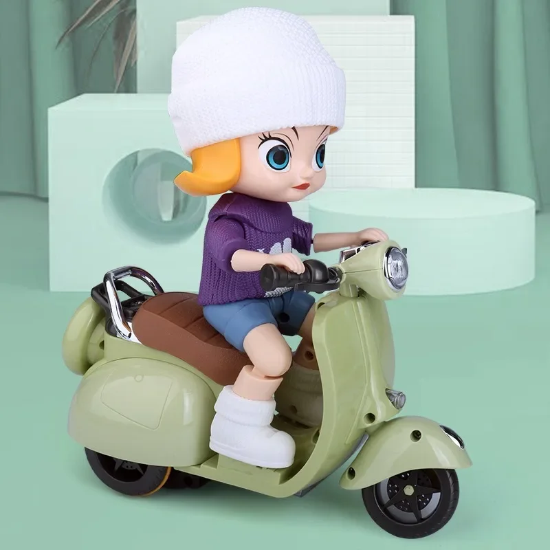 Labubu Doll Mini Electric Motorcycle with Music Lamplight Kawaii Motor Toys for Dolls Cute Labubu Doll Accessories Birthday Gift Labubu Doll Mini Electric Motorcycle with Music Lamplight Kawaii Motor Toys for Dolls Cute Labubu Doll Accessories Birthday Gift