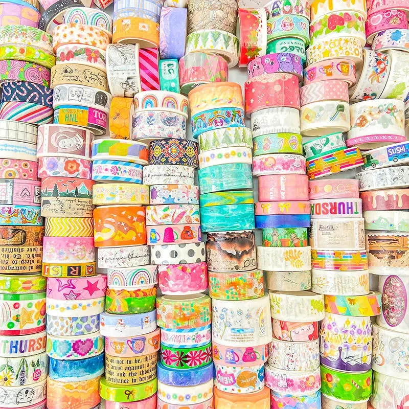60 PCS/Set Cute Washi Tapes Japanese 1.5cm Adhesive Decorative Masking Tape Scrapbook Stationery Stickers school supplies 60 PCS/Set Cute Washi Tapes Japanese 1.5cm Adhesive Decorative Masking Tape Scrapbook Stationery Stickers school supplies