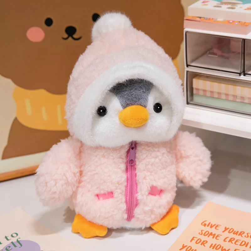 25cm Kawaii Creative Drag Penguin Plush Doll Cotton-Padded Hat Clothes Penguin Plush Toy For Boys And Girls Birthday Gifts 25cm Kawaii Creative Drag Penguin Plush Doll Cotton-Padded Hat Clothes Penguin Plush Toy For Boys And Girls Birthday Gifts