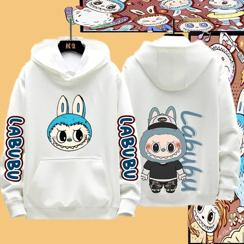 Parent-child Going Out Couple Clothing Kawaii Labubu Idol Fashion Sportswear Hoodie Coat Boys And Girls All-match Coat Parent-child Going Out Couple Clothing Kawaii Labubu Idol Fashion Sportswear Hoodie Coat Boys And Girls All-match Coat
