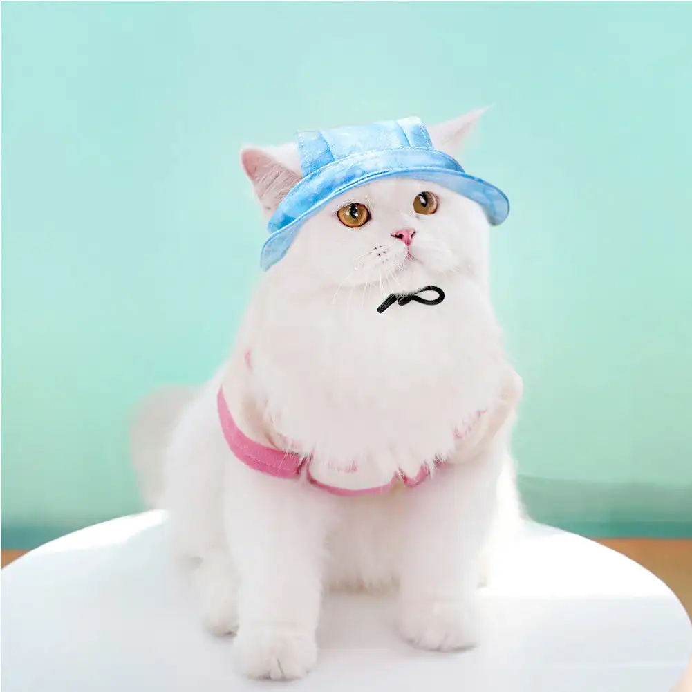 Pet Hat With Ear Holes Sunscreen Baseball Cap For Large Medium Small Dogs Summer Dog Cap Sun Hat Outdoor Hiking Hat Pet Product