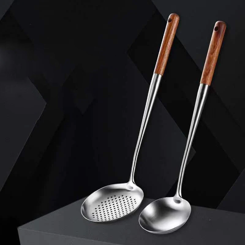Kitchen Utensils Wok Spatula Iron and Ladle Tool Set Spatula for Stainless Steel Cooking Equpment Kitchen Accessories Essentials Kitchen Utensils Wok Spatula Iron and Ladle Tool Set Spatula for Stainless Steel Cooking Equpment Kitchen Accessories Essentials
