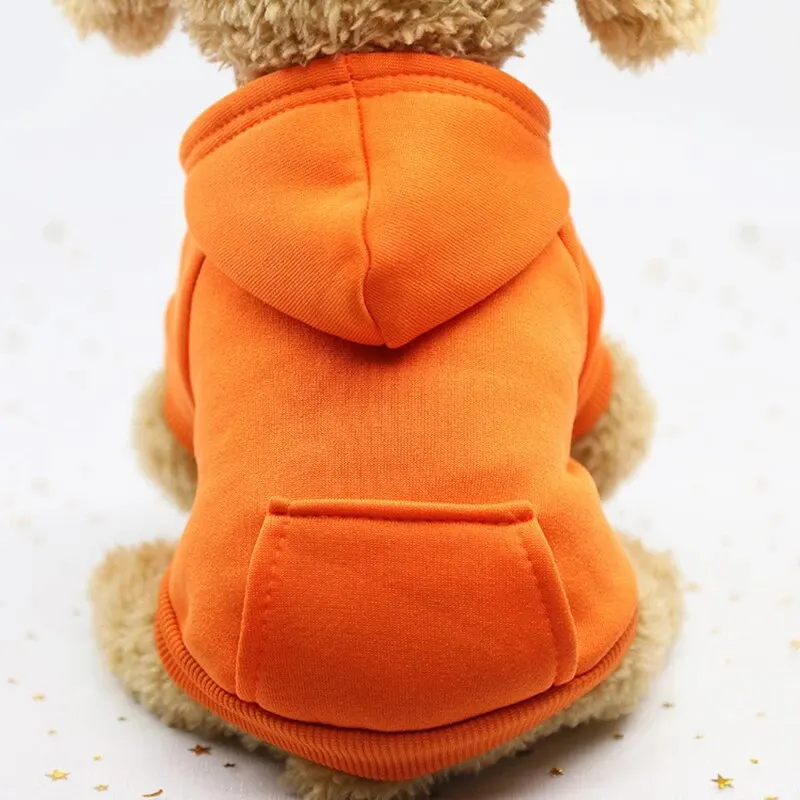 Fashion Dog Clothing Autumn And Winter Small Pet Clothes Thickening Warm Solid Color Two-Feet Hooded Wweater Casual Pet Products Fashion Dog Clothing Autumn And Winter Small Pet Clothes Thickening Warm Solid Color Two-Feet Hooded Wweater Casual Pet Products