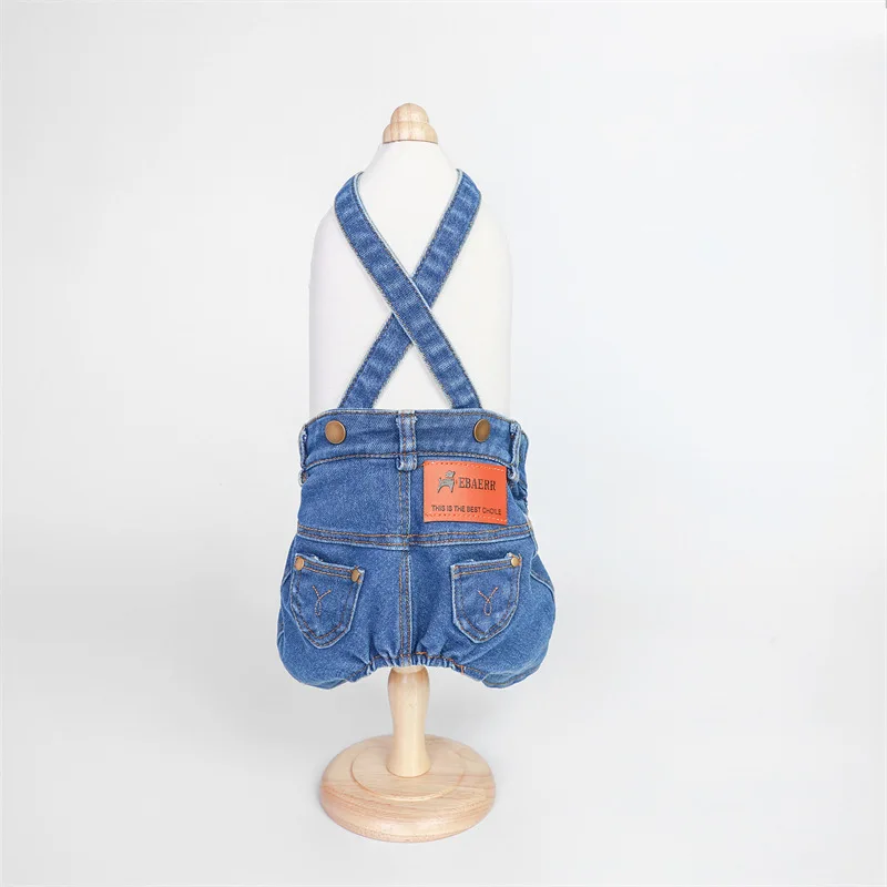 Pet Dog Denim Overalls Spring and Autumn Jumpsuit Overalls Pet Clothes Dog Pants Teddy Puppy Clothes for Small Dogs Pet Dog Denim Overalls Spring and Autumn Jumpsuit Overalls Pet Clothes Dog Pants Teddy Puppy Clothes for Small Dogs