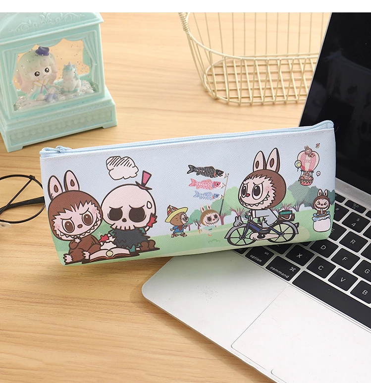 Cartoon Cute Labubu Stationery Bag Toy Kawaii Student Supplies Pencil Box Coin Wallet Cosmetics Bag Storage Bag Children's Gifts Cartoon Cute Labubu Stationery Bag Toy Kawaii Student Supplies Pencil Box Coin Wallet Cosmetics Bag Storage Bag Children's Gifts