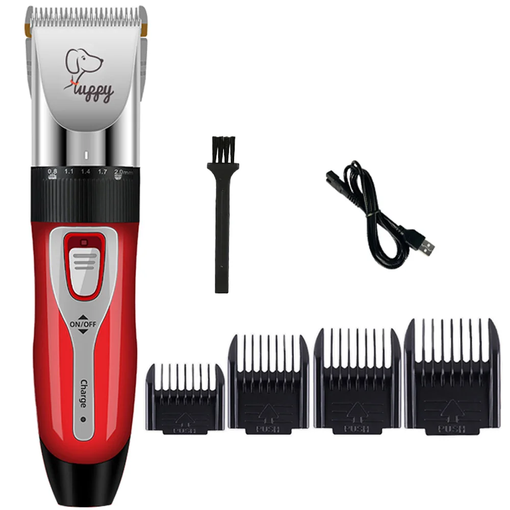 Dog Cat Clipper Hair Clippers Grooming Haircut Pet Shaver Full Set Pets Rechargeable Professional Cutter Shaver Cutting Machine