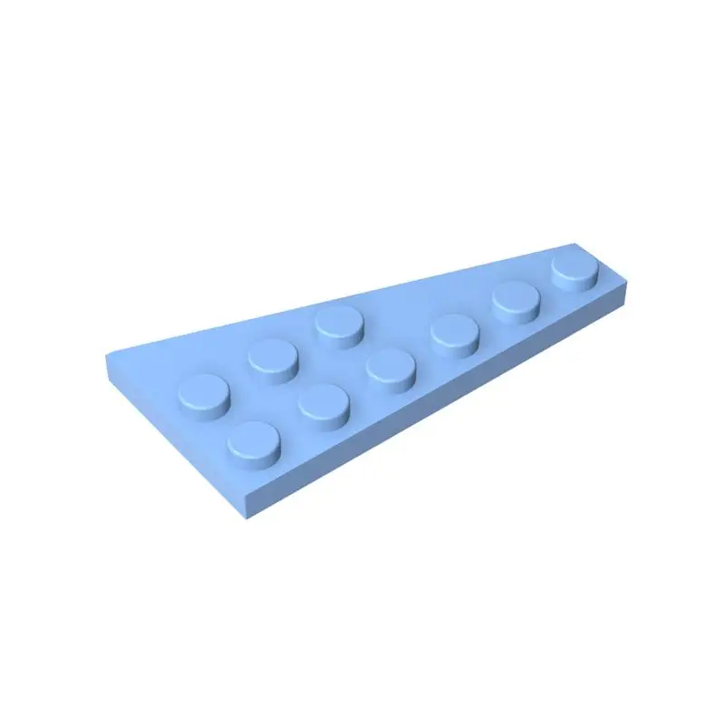 Gobricks 10PCS Bricks Wedge Plate Parts 6x3 Right compatible with 54383 pieces of children's toys Building Blocks Assembles T Gobricks 10PCS Bricks Wedge Plate Parts 6x3 Right compatible with 54383 pieces of children's toys Building Blocks Assembles T
