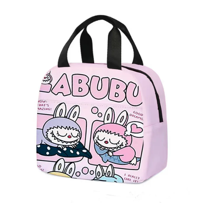 New Labubu Kawaii Handheld Insulated Bag Cooler Bag Cartoon Kawaii Lunch Bag Portable Lunch Box Outdoor Storage Bag New Labubu Kawaii Handheld Insulated Bag Cooler Bag Cartoon Kawaii Lunch Bag Portable Lunch Box Outdoor Storage Bag