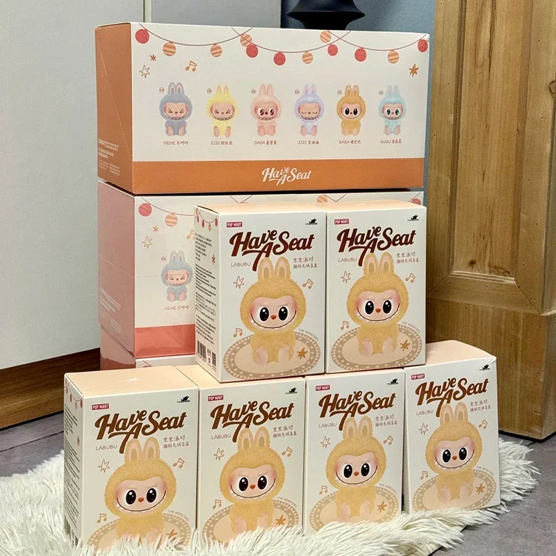 1:1 High Quality Macaron 2nd The Monsters Labubu Sitting Party Vinyl Plush Blind Box Decorative Surprise Box Doll Collection Gif 1:1 High Quality Macaron 2nd The Monsters Labubu Sitting Party Vinyl Plush Blind Box Decorative Surprise Box Doll Collection Gif
