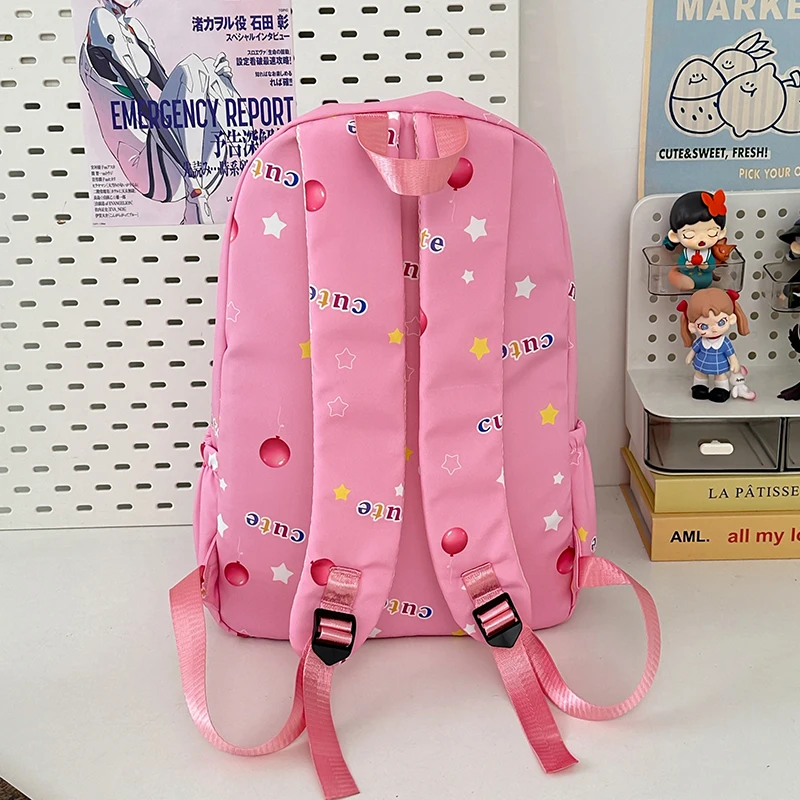 Stitch Cartoon Backpack, Large Capacity Daypack, Lightweight, Durable Nylon Schoolbag for Travel, Daily Commuting and School Stitch Cartoon Backpack, Large Capacity Daypack, Lightweight, Durable Nylon Schoolbag for Travel, Daily Commuting and School