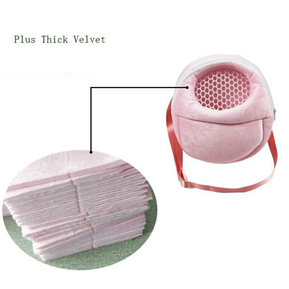 Hamster Travel Carrier Bag Chinchilla Guinea Pig Bunny Breathable Carrier Cage Warm Soft Travel Walking Small Animal Carrier Hamster Travel Carrier Bag Chinchilla Guinea Pig Bunny Breathable Carrier Cage Warm Soft Travel Walking Small Animal Carrier