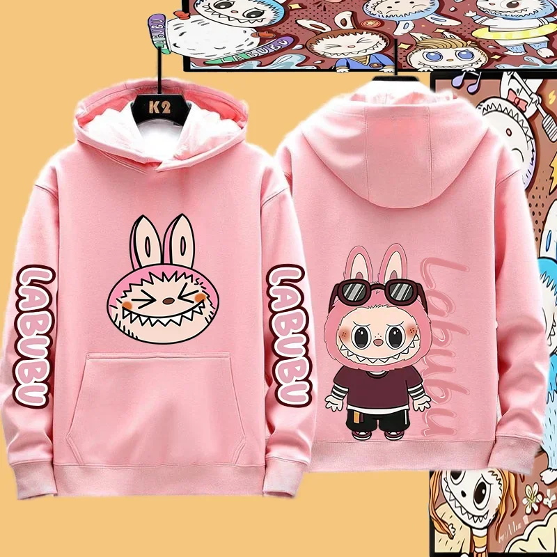 Parent-child Going Out Couple Clothing Kawaii Labubu Idol Fashion Sportswear Hoodie Coat Boys And Girls All-match Coat Parent-child Going Out Couple Clothing Kawaii Labubu Idol Fashion Sportswear Hoodie Coat Boys And Girls All-match Coat