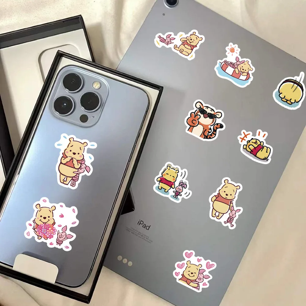 10/30/64PCS Kawaii Pooh Bear Personality Cute Funny Graffiti Sticker Decoration Refrigerator Scrapbook Waterproof Decal Kids Toy 10/30/64PCS Kawaii Pooh Bear Personality Cute Funny Graffiti Sticker Decoration Refrigerator Scrapbook Waterproof Decal Kids Toy