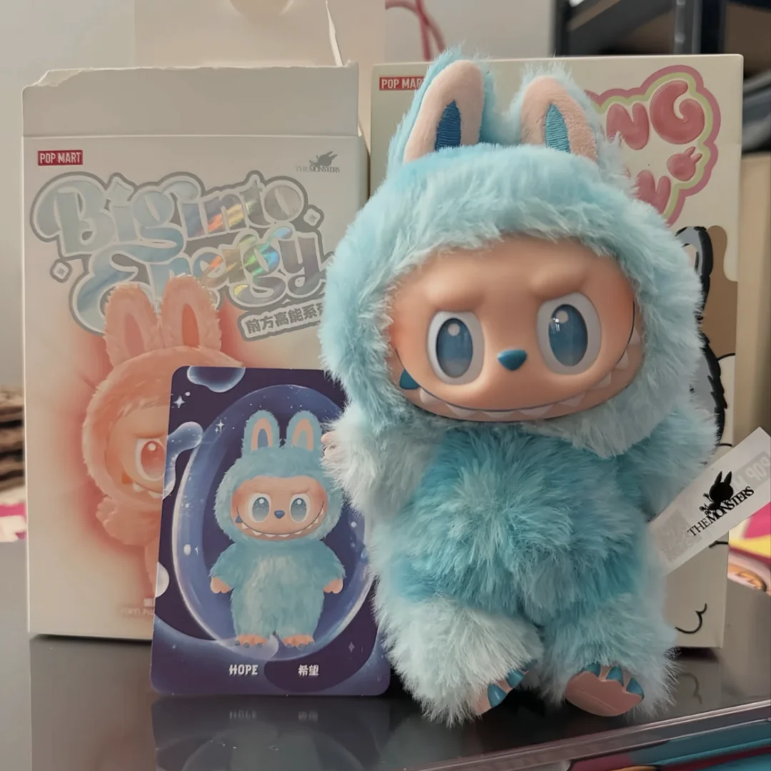 Labubu V3 Genuine The Monsters Big Into Energy Series Vinyl Face Blind Box Cute Labubu Fashion Pendant Decor Toys Surprise Gift