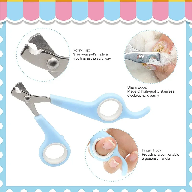 Rabbit Grooming Kit Tear Stain Remover Cleaning Combs Pet Nail Clipper Double-Sided Shampoo Bath Brush for Guinea Pig Bunny Rabbit Grooming Kit Tear Stain Remover Cleaning Combs Pet Nail Clipper Double-Sided Shampoo Bath Brush for Guinea Pig Bunny
