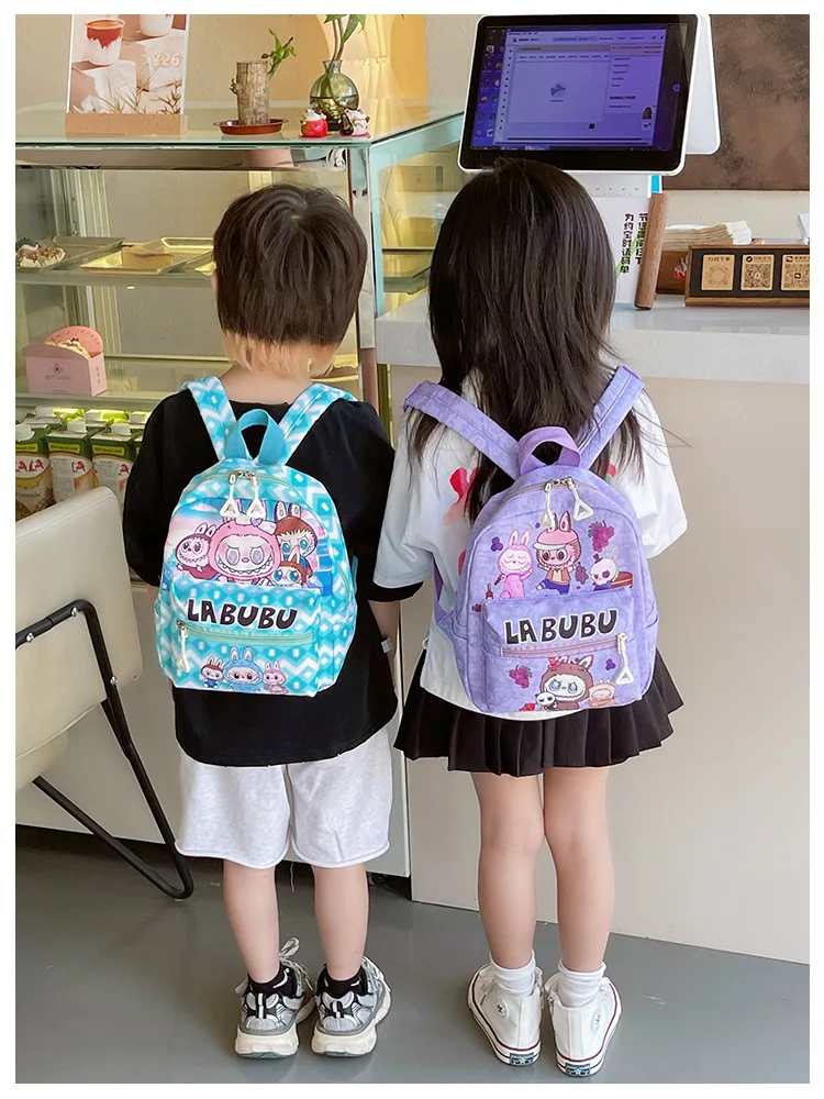 New Large Capacity Labubu Kindergarten Bag Children's Backpack Cartoon Cute Primary School Backpack Shoulder Bag New Large Capacity Labubu Kindergarten Bag Children's Backpack Cartoon Cute Primary School Backpack Shoulder Bag