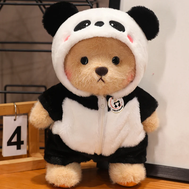 30cm Kawaii Clothed Joint Bear Plush Toy Doll Cute Stuffed Animal Bear With Movable Limbs and Head Birthday Gift for Girls Kids 30cm Kawaii Clothed Joint Bear Plush Toy Doll Cute Stuffed Animal Bear With Movable Limbs and Head Birthday Gift for Girls Kids