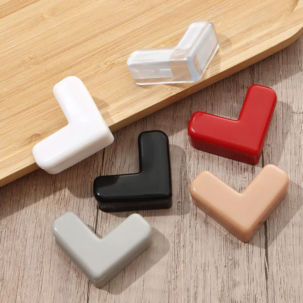 、4pcs Baby Safety Colorful Silicone Protector Table Corner Edge Protection Cover Electric Socket Children Anticollision Guards
