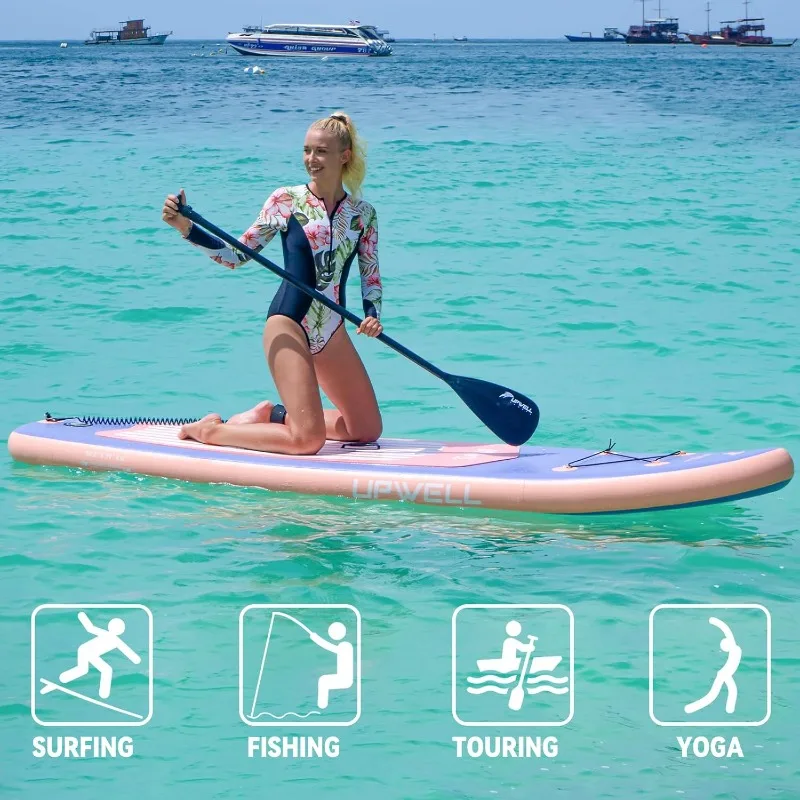 UPWELL 10’2”Stand Up Paddle Board for Youth & Adults, Inflatable Paddle Board with Stable Design UPWELL 10’2”Stand Up Paddle Board for Youth & Adults, Inflatable Paddle Board with Stable Design
