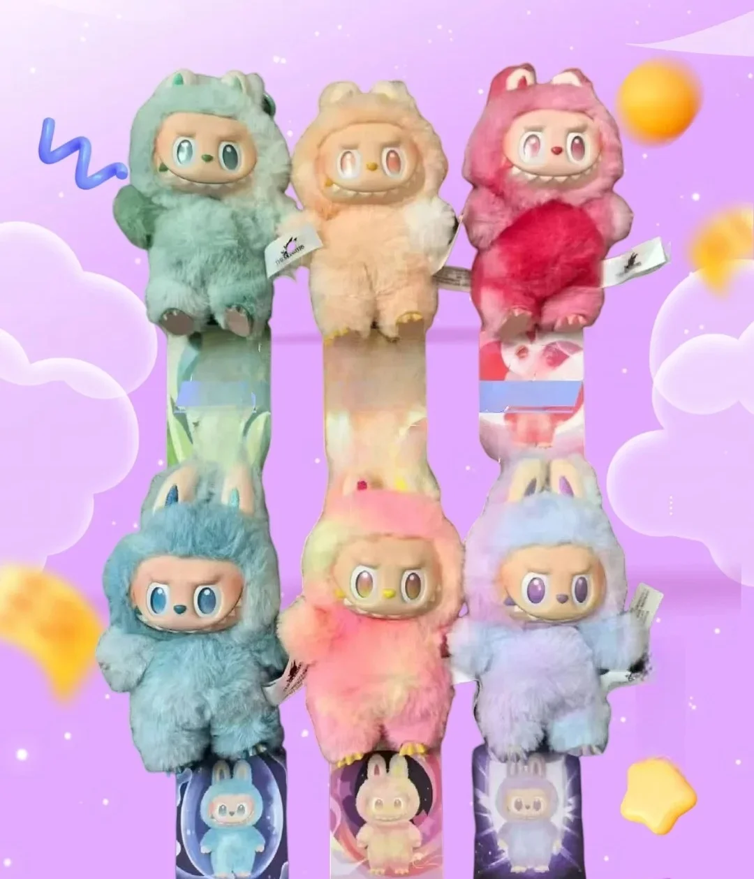 Labubu V3 Genuine The Monsters Big Into Energy Series Vinyl Face Blind Box Cute Labubu Fashion Pendant Decor Toys Surprise Gift
