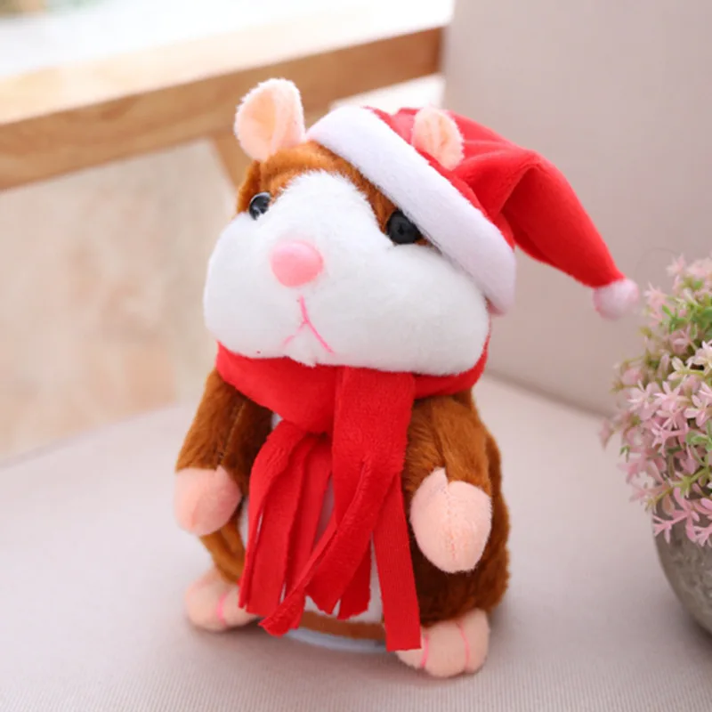 Cute Talking Hamster Speak Talk Sound Record Repeat Stuffed Plush Animal Kawaii Talking Hamster Mouse Toys For Children Gifts Cute Talking Hamster Speak Talk Sound Record Repeat Stuffed Plush Animal Kawaii Talking Hamster Mouse Toys For Children Gifts