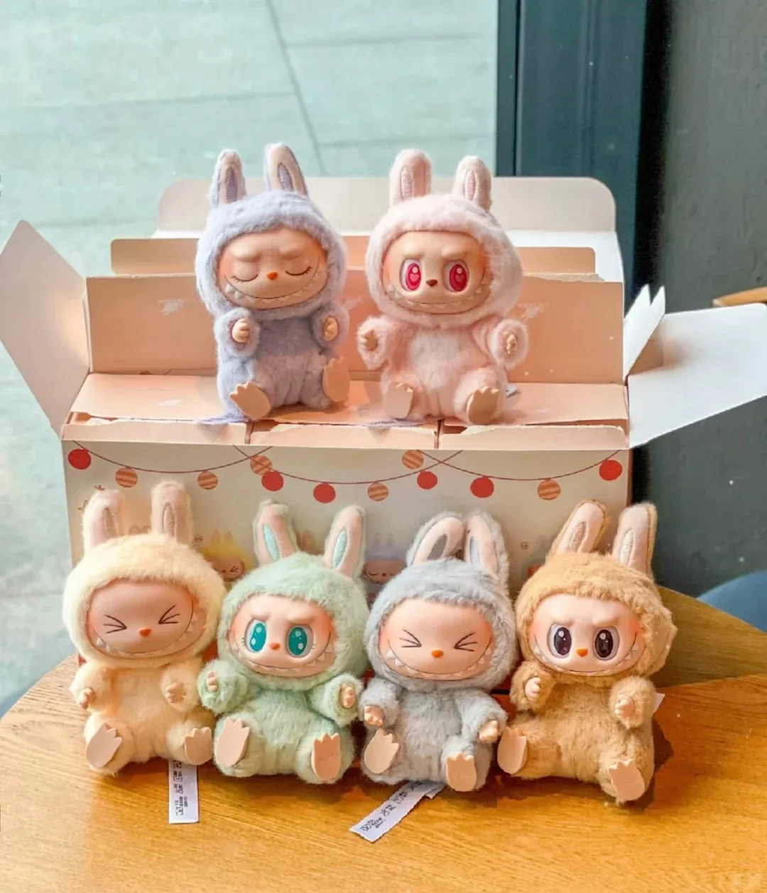POP MART Original Labubu The Monster V1 V2 Macaroon Have a Seat Blind Box Vinyl Face Genuine Version Labubu Keychain Bag Pendant POP MART Original Labubu The Monster V1 V2 Macaroon Have a Seat Blind Box Vinyl Face Genuine Version Labubu Keychain Bag Pendant