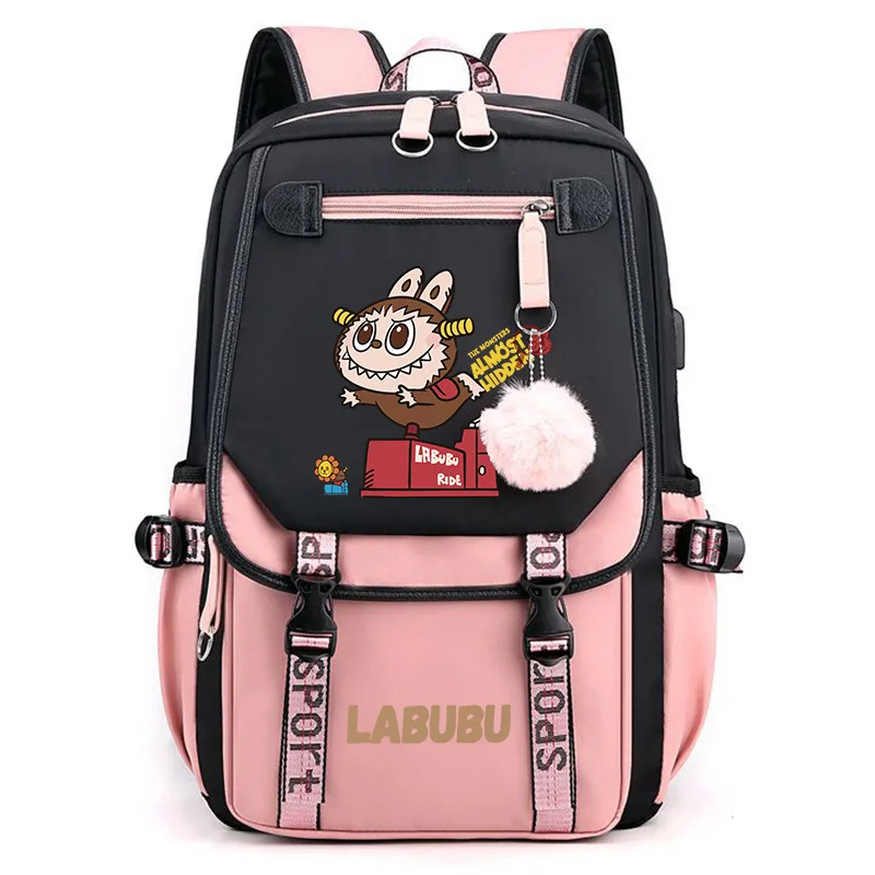 Labubu Anime Backpack Cosplay Unisex Students School Bag Cartoon Bookbag Laptop Travel Rucksack Outdoor Bag Labubu Anime Backpack Cosplay Unisex Students School Bag Cartoon Bookbag Laptop Travel Rucksack Outdoor Bag