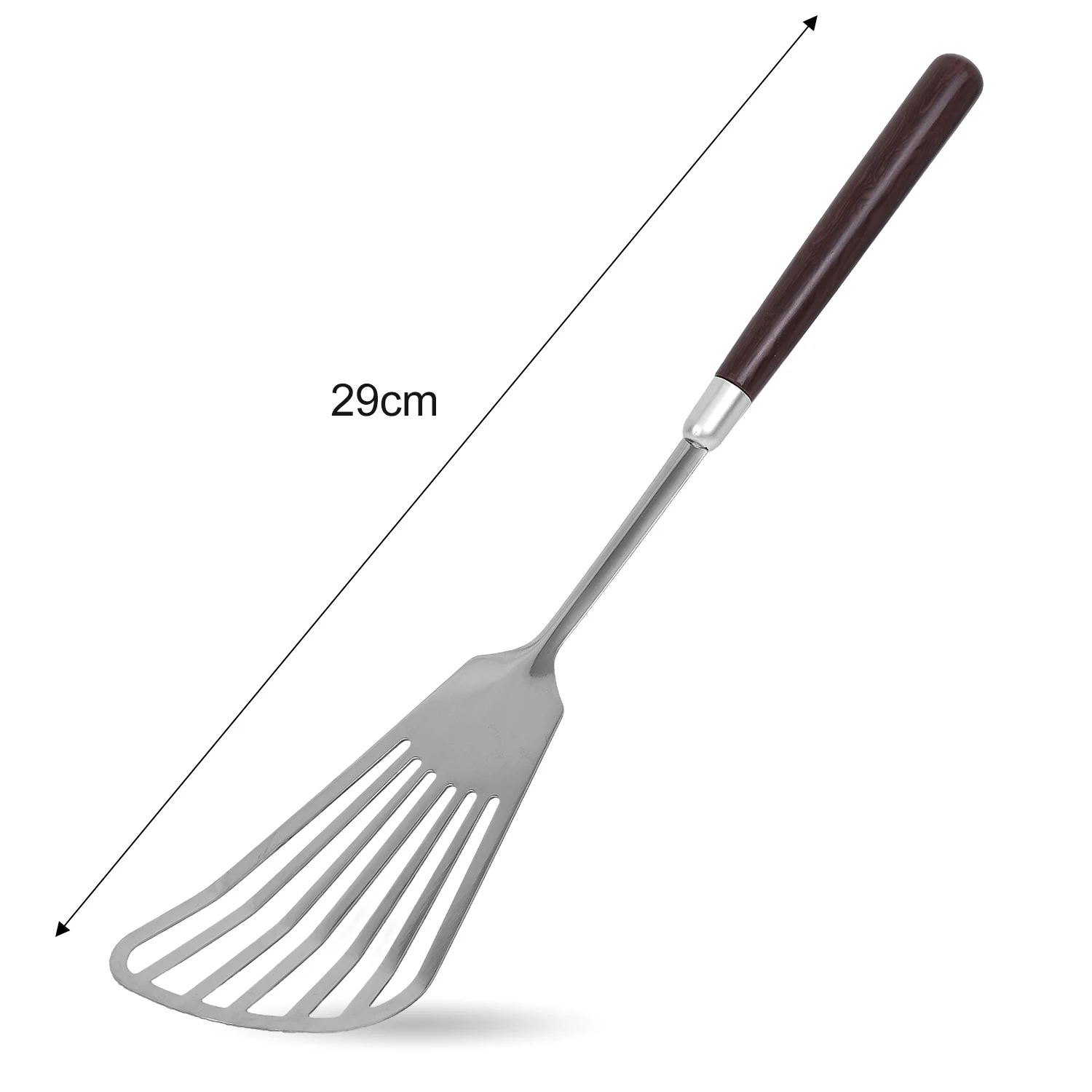 Stainless Steel Wood Handle Shovel Fried Fish Spatulas Steak Shovel Household Spoon Anti-hot Soup Spoon Kitchen Cooking Utensils Stainless Steel Wood Handle Shovel Fried Fish Spatulas Steak Shovel Household Spoon Anti-hot Soup Spoon Kitchen Cooking Utensils