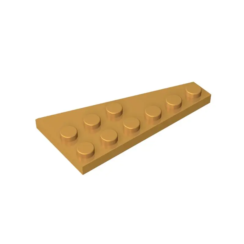 Gobricks 10PCS Bricks Wedge Plate Parts 6x3 Right compatible with 54383 pieces of children's toys Building Blocks Assembles T Gobricks 10PCS Bricks Wedge Plate Parts 6x3 Right compatible with 54383 pieces of children's toys Building Blocks Assembles T