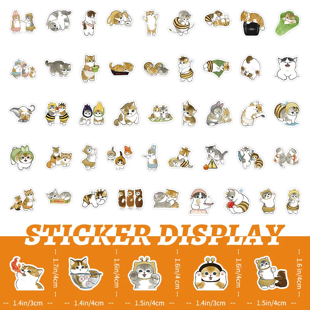 100pcs/Set Shark Cat Sticker Decoration Luggage Phone Case Water Cup Scrapbook Waterproof Decal Stickers Toy 100pcs/Set Shark Cat Sticker Decoration Luggage Phone Case Water Cup Scrapbook Waterproof Decal Stickers Toy