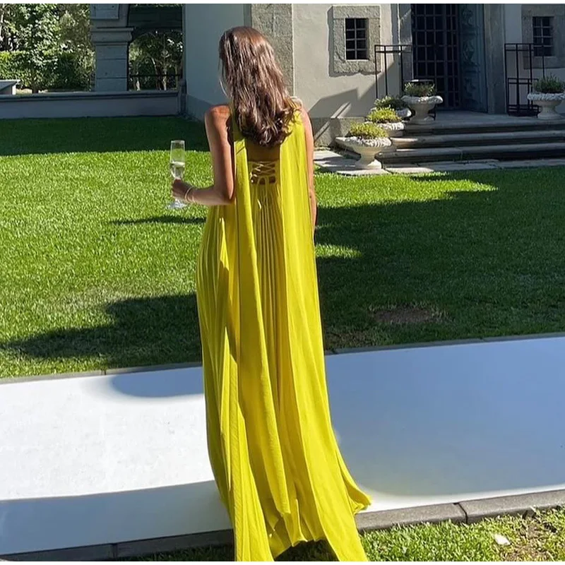 Strapless Ribbon Maxi Dress Women Elegant Sleeveless Backless Pleated Party Dresses Female 2025 Summer Sexy Lady Evening Vestido Strapless Ribbon Maxi Dress Women Elegant Sleeveless Backless Pleated Party Dresses Female 2025 Summer Sexy Lady Evening Vestido