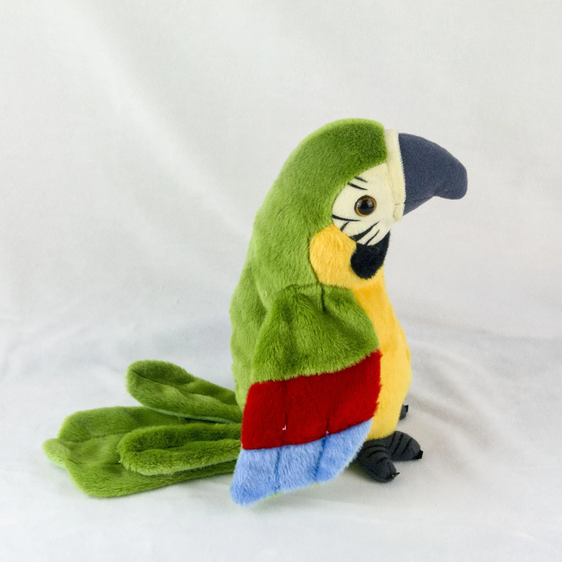 Talking Macaw Parrot Repeat What You Say Stuffed Animal Plush Toy Electronic Record Animated Bird Speaking Parrot Pet Plush Toys Talking Macaw Parrot Repeat What You Say Stuffed Animal Plush Toy Electronic Record Animated Bird Speaking Parrot Pet Plush Toys