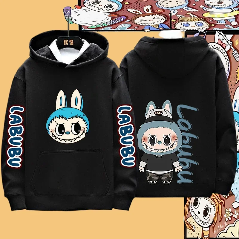 Parent-child Going Out Couple Clothing Kawaii Labubu Idol Fashion Sportswear Hoodie Coat Boys And Girls All-match Coat Parent-child Going Out Couple Clothing Kawaii Labubu Idol Fashion Sportswear Hoodie Coat Boys And Girls All-match Coat