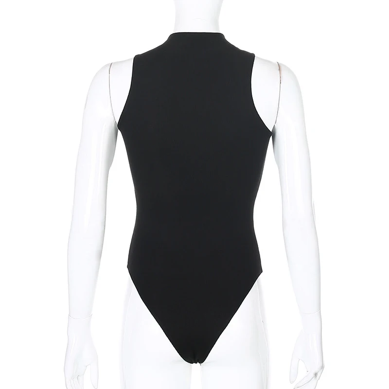 Harajuku Solid Jumpsuit Women Sleeveless Bodycon Sexy Black Body Tops Fashion Streetwear Vintage Y2k Gothic Bodysuits Clothing Harajuku Solid Jumpsuit Women Sleeveless Bodycon Sexy Black Body Tops Fashion Streetwear Vintage Y2k Gothic Bodysuits Clothing