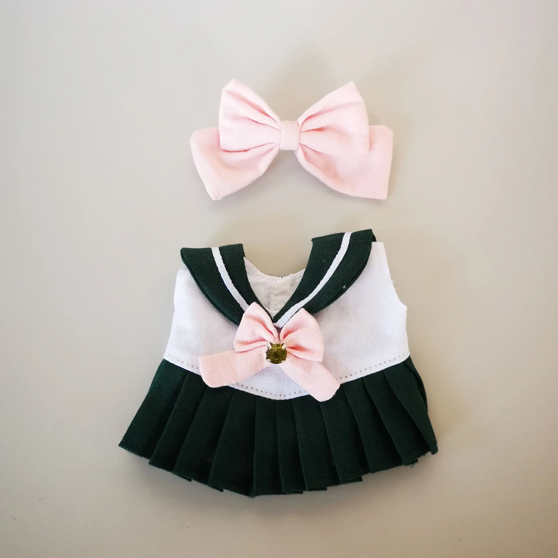 New 17cm Labubu Clothes V1 Labubu Cute Sailor Uniform Vinyl Doll Labubu Beautiful Girl Warrior Clothes Sitting Party Gifts New 17cm Labubu Clothes V1 Labubu Cute Sailor Uniform Vinyl Doll Labubu Beautiful Girl Warrior Clothes Sitting Party Gifts