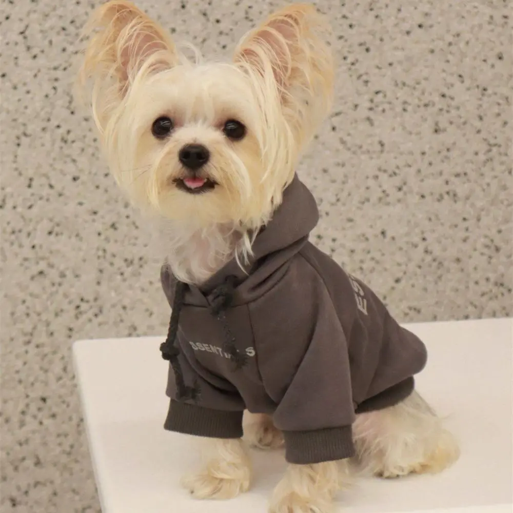 Polyester/Plush Thickened Warm Dog Sweater Soft Comfortable Dog Hoodie Sweatshirt Warm Two-legged Puppy Coat Outdoor Polyester/Plush Thickened Warm Dog Sweater Soft Comfortable Dog Hoodie Sweatshirt Warm Two-legged Puppy Coat Outdoor