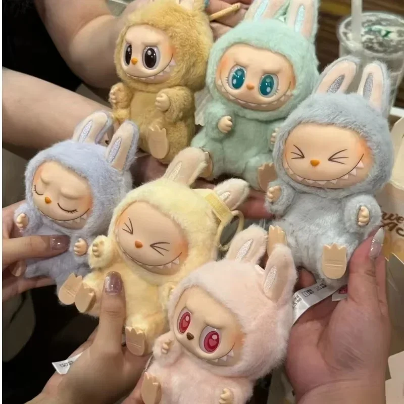 Labubu V2 Sitting Party Blind Box Cartoon Cute Anime Action Model Desktop Decoration Gifts