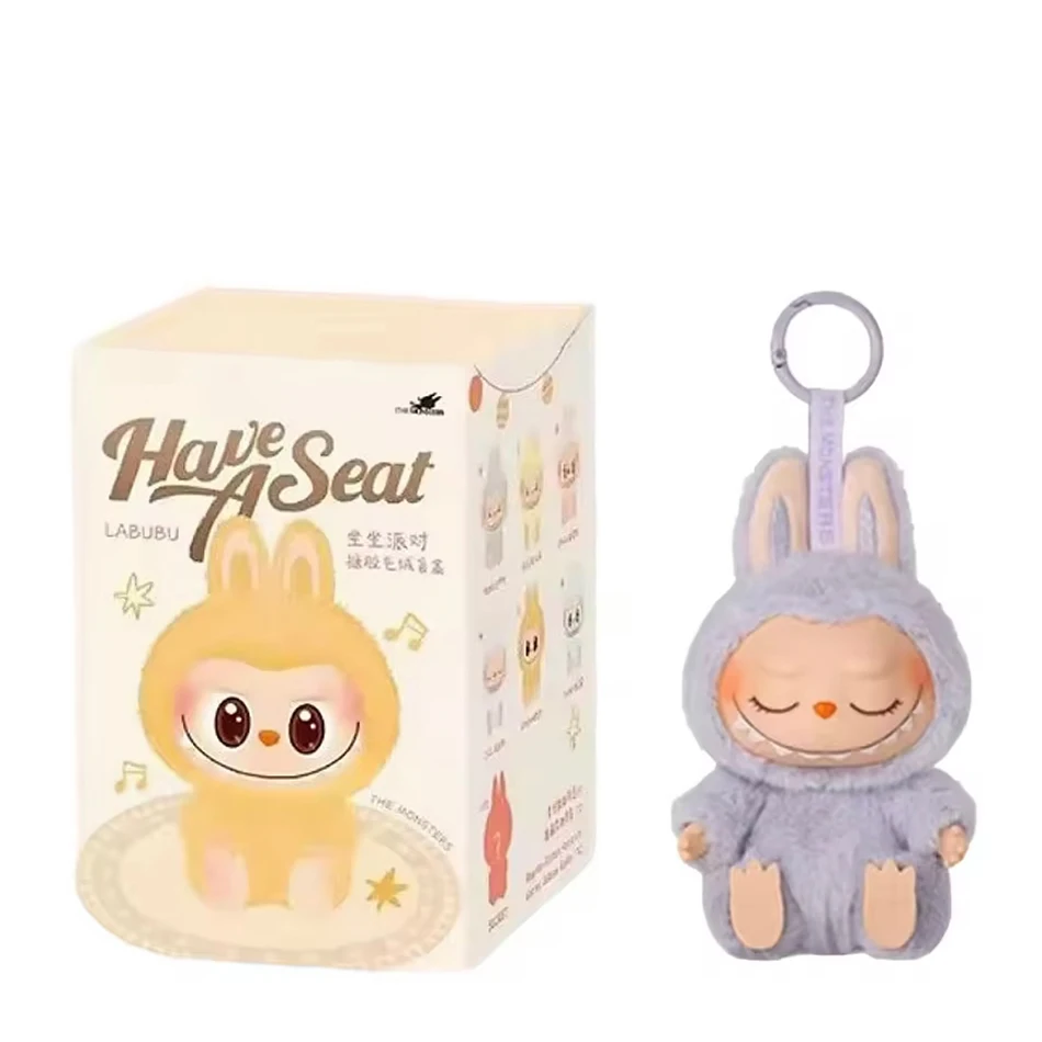 POP MART Macaron 2nd Generation Labubu Sitting Party Vinyl Plush Blind Box Gift Decorative ornaments POP MART Macaron 2nd Generation Labubu Sitting Party Vinyl Plush Blind Box Gift Decorative ornaments