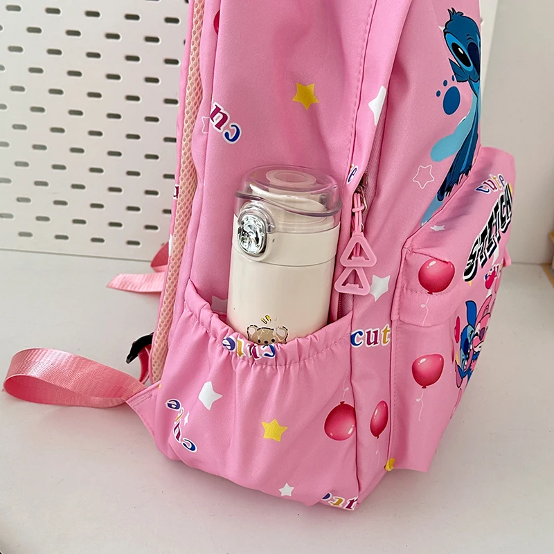 Stitch Cartoon Backpack, Large Capacity Daypack, Lightweight, Durable Nylon Schoolbag for Travel, Daily Commuting and School Stitch Cartoon Backpack, Large Capacity Daypack, Lightweight, Durable Nylon Schoolbag for Travel, Daily Commuting and School