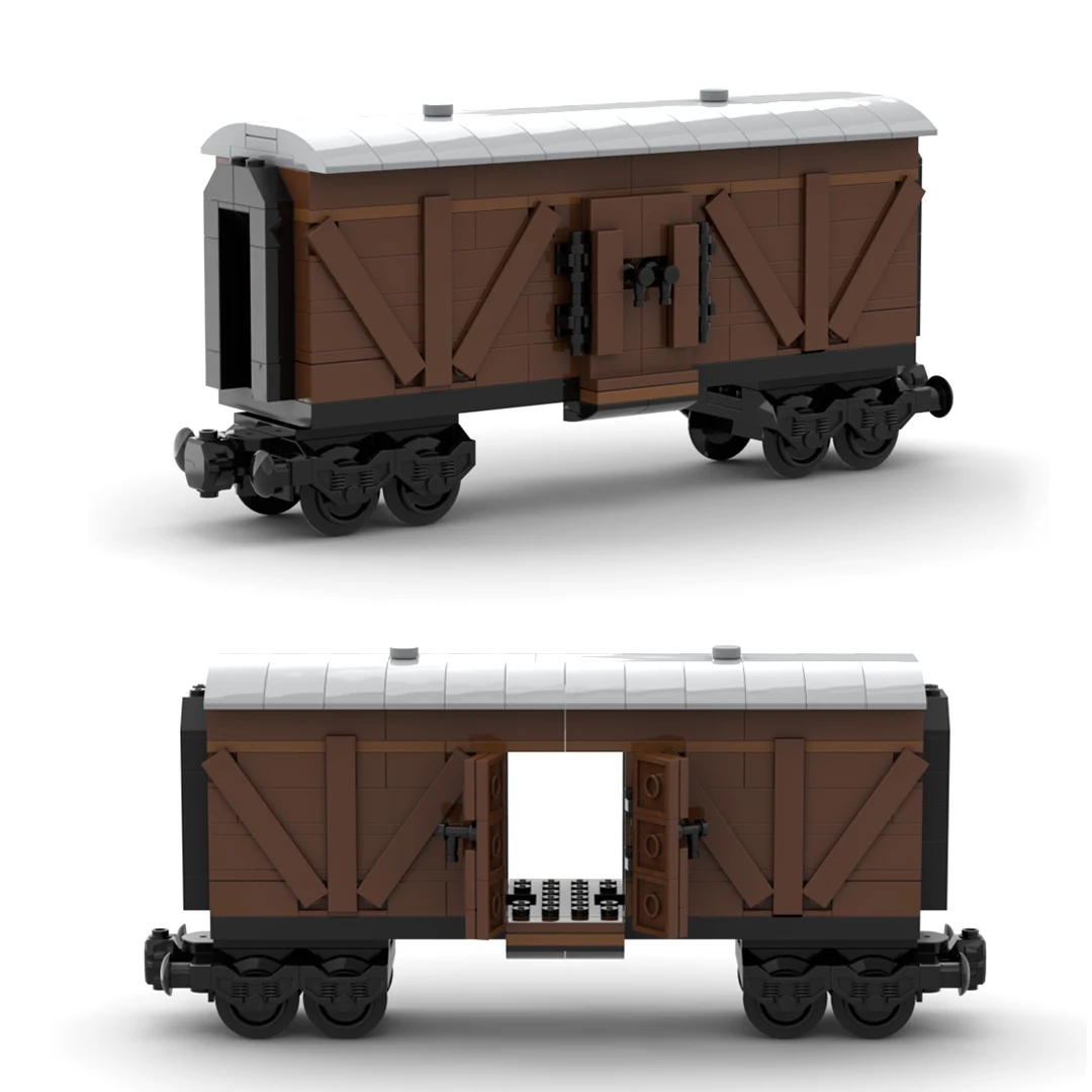 MOC Creative Train Base Boiler Transport Vehicle Urban Retro Carriage Container Building Blocks Children's Toys MOC Creative Train Base Boiler Transport Vehicle Urban Retro Carriage Container Building Blocks Children's Toys