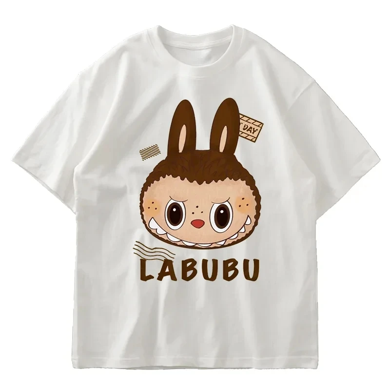 Anime LABUBU Print T Shirt Student Street Sports Casual T-shirt Graphic T Shirts Y2k Top Women Clothing Oversized T Shirt Anime LABUBU Print T Shirt Student Street Sports Casual T-shirt Graphic T Shirts Y2k Top Women Clothing Oversized T Shirt