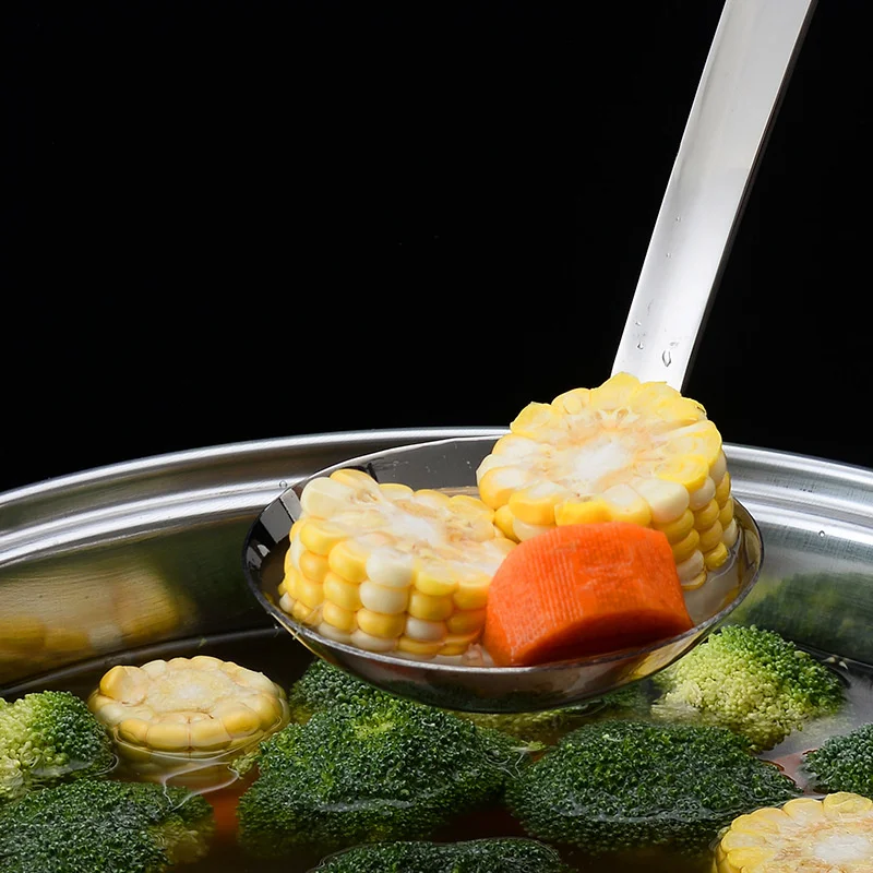 Silver Stainless Steel Soup Spoon Flat Colander Serving Spoon Cake Spatula Leaking Shovel Public Cutlery Set Cooking Utensil Silver Stainless Steel Soup Spoon Flat Colander Serving Spoon Cake Spatula Leaking Shovel Public Cutlery Set Cooking Utensil