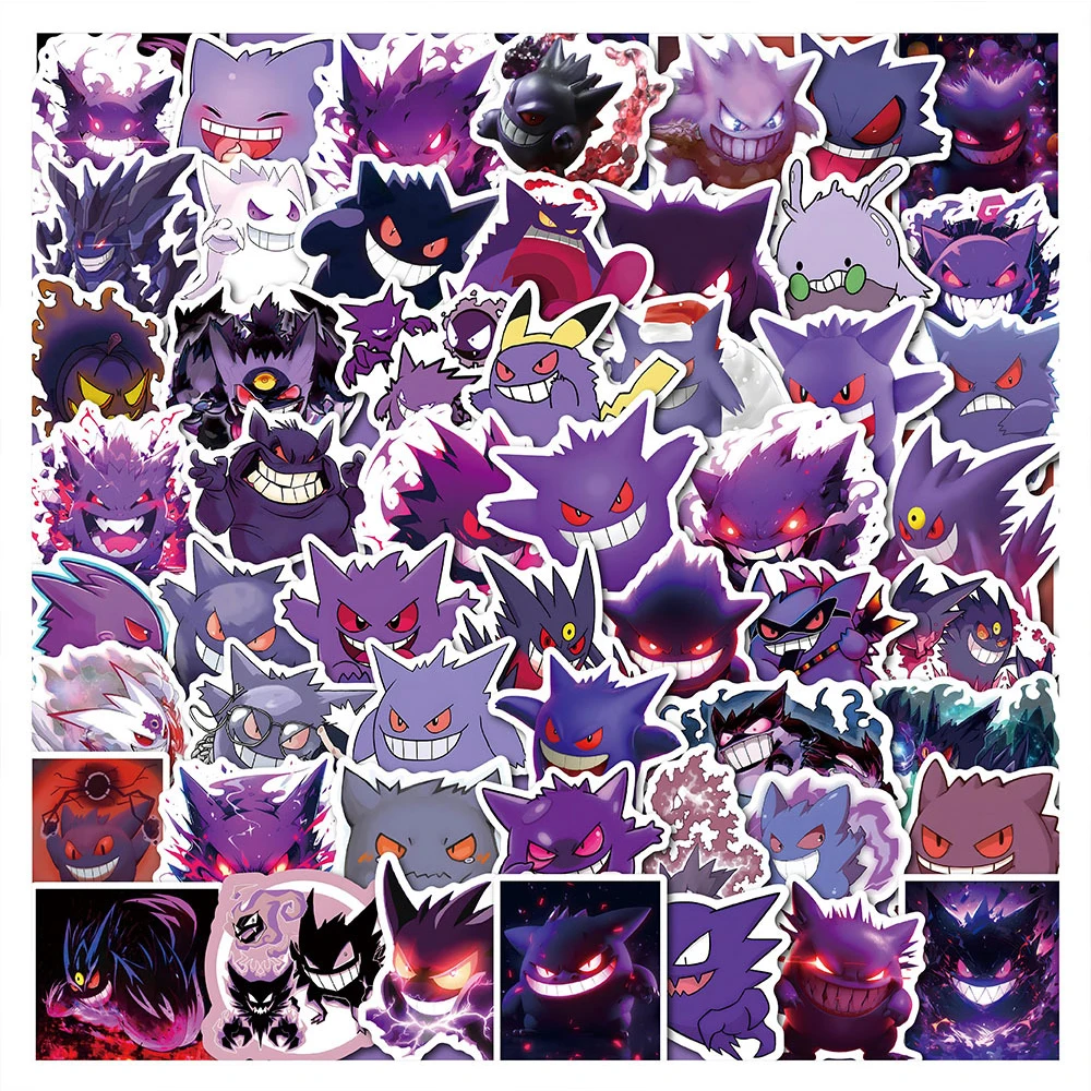 10/30/50pcs Anime Pokemon Gengar Stickers Cool Cartoon Kids Decals Toy DIY Phone Case Water Bottle Notebook PVC Graffiti Sticker 10/30/50pcs Anime Pokemon Gengar Stickers Cool Cartoon Kids Decals Toy DIY Phone Case Water Bottle Notebook PVC Graffiti Sticker