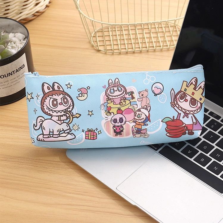 Cartoon Cute Labubu Stationery Bag Toy Kawaii Student Supplies Pencil Box Coin Wallet Cosmetics Bag Storage Bag Children's Gifts Cartoon Cute Labubu Stationery Bag Toy Kawaii Student Supplies Pencil Box Coin Wallet Cosmetics Bag Storage Bag Children's Gifts