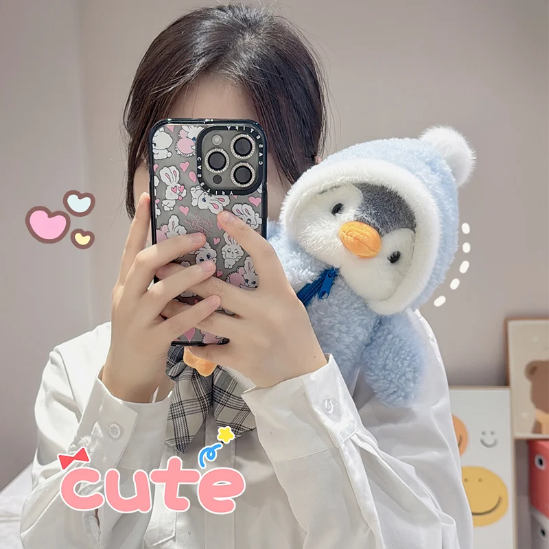 25cm Kawaii Creative Drag Penguin Plush Doll Cotton-Padded Hat Clothes Penguin Plush Toy For Boys And Girls Birthday Gifts 25cm Kawaii Creative Drag Penguin Plush Doll Cotton-Padded Hat Clothes Penguin Plush Toy For Boys And Girls Birthday Gifts